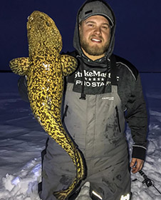 Ice Fishing For Eelpout