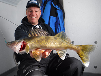 To trigger bites, walleye need to both see and hear your bait